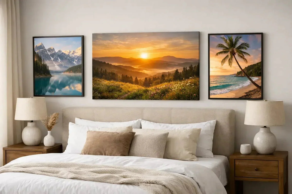 The Best Landscape Wall Art for a Bedroom — And Why It Changes How the Room Feels