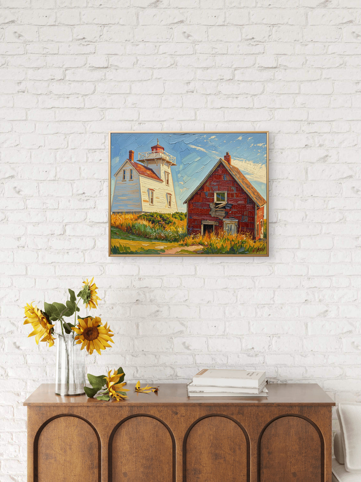 North Rustico Lighthouse & Red Barn, PEI