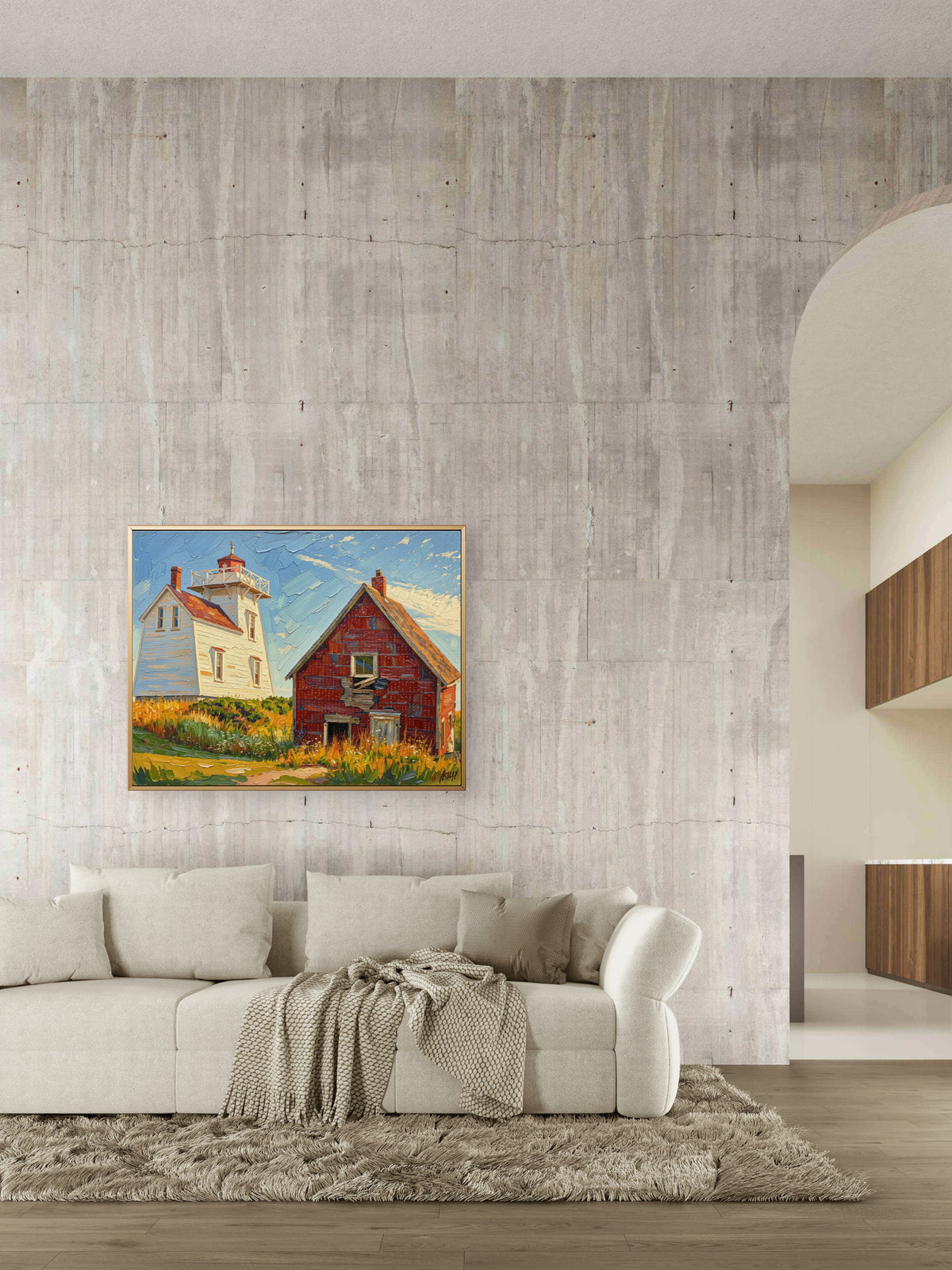 North Rustico Lighthouse & Red Barn, PEI