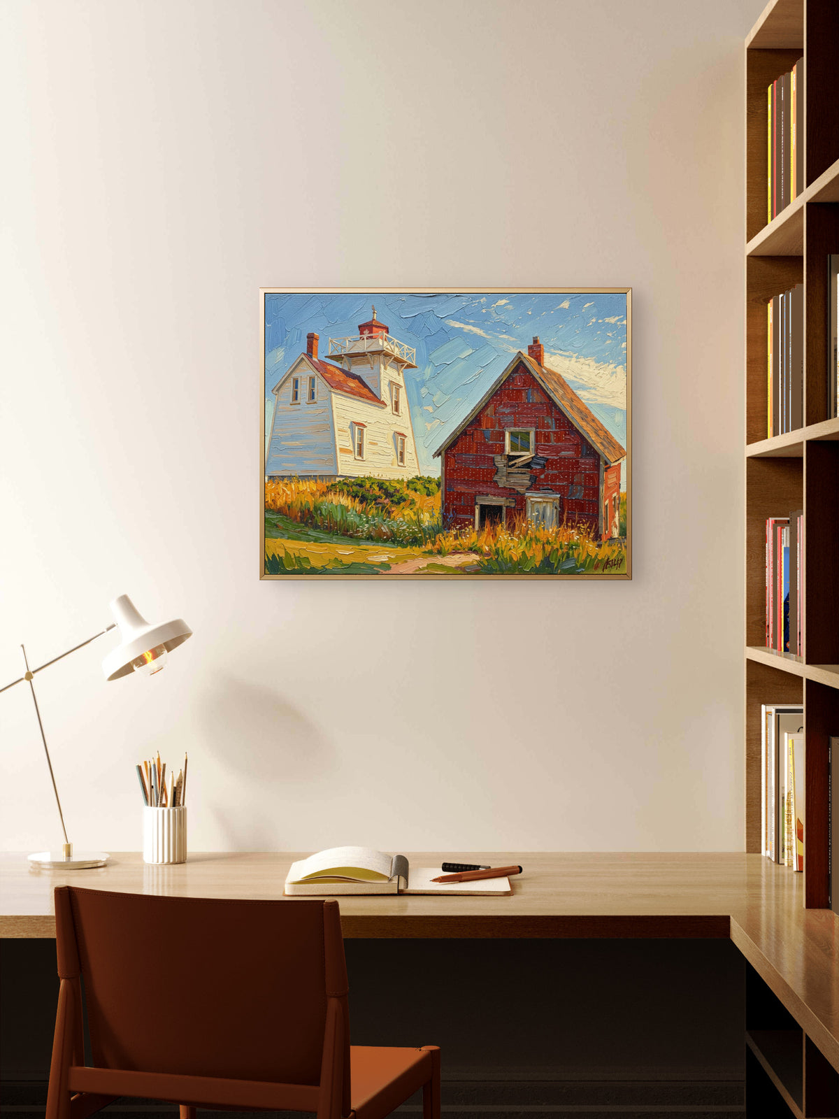 North Rustico Lighthouse & Red Barn, PEI