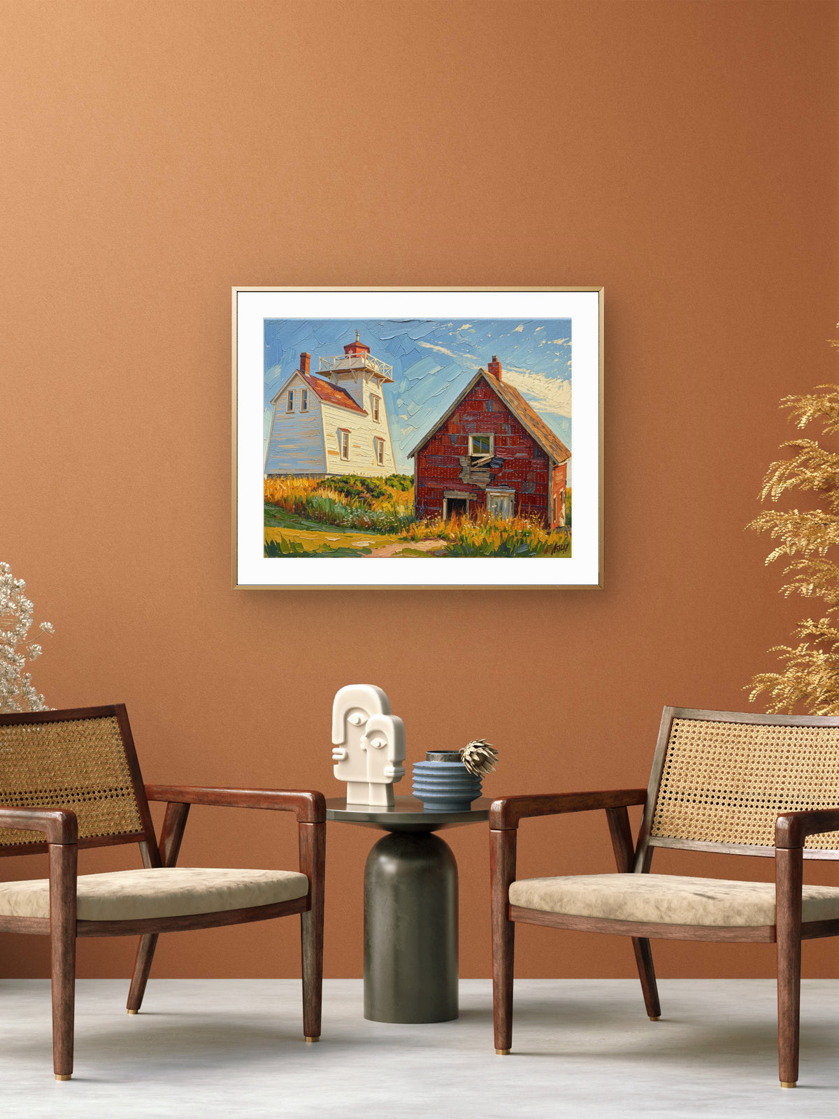 North Rustico Lighthouse & Red Barn, PEI