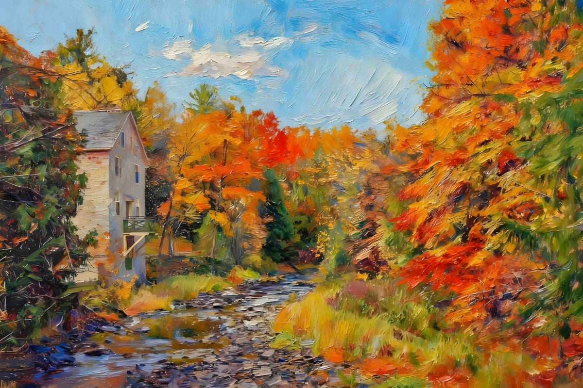Indian River at the Grist Mill - Mill of Kintail